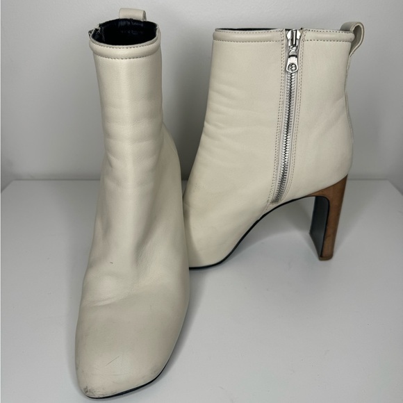 Rag & Bone Ivory "Elis" Boots Sz 38.5 - Picture 1 of 6